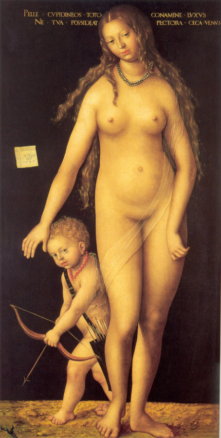 cranach lucas vénus amour 1509